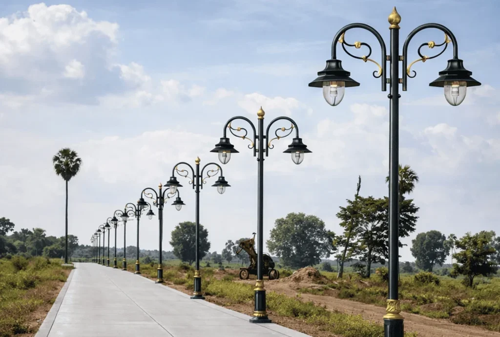 Opera Pole Decorative Lights