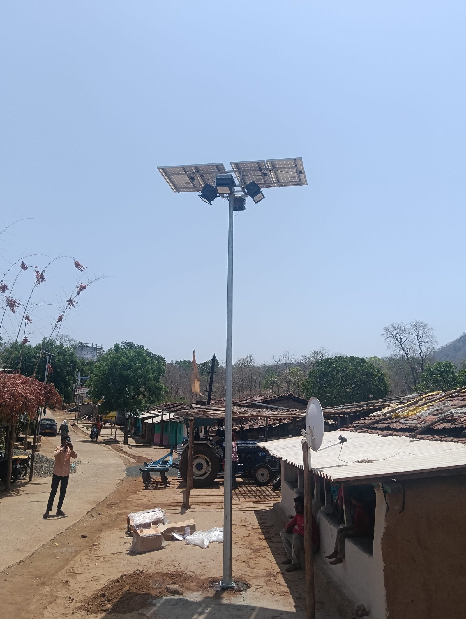 Solar High Mast Light