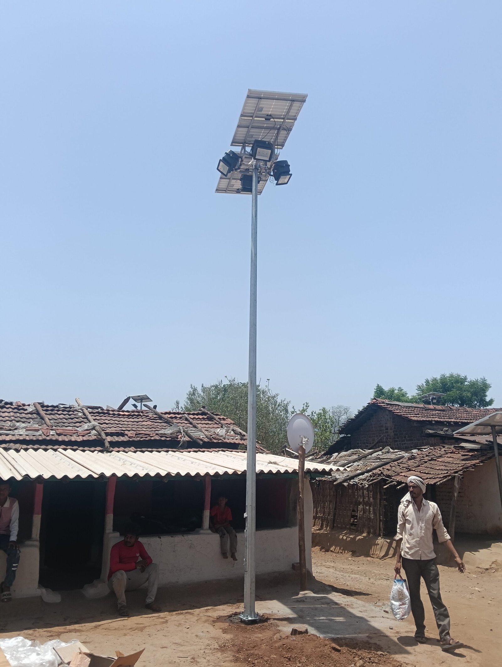 Solar High Mast Light