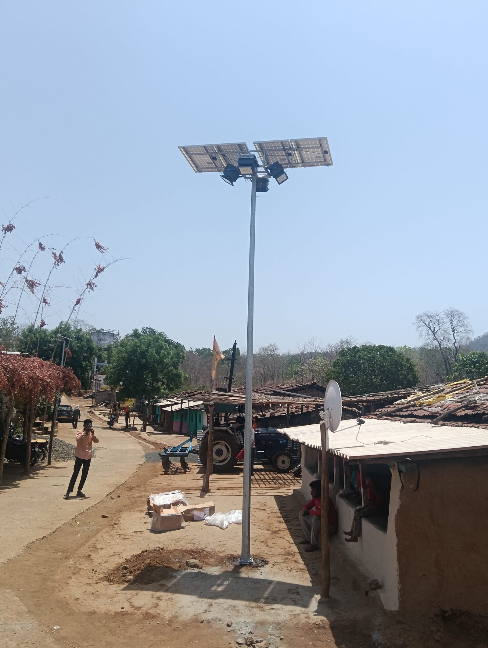 Solar High Mast Light