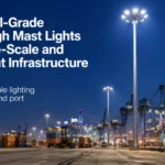 Industrial Grade Solar High Mast Lights