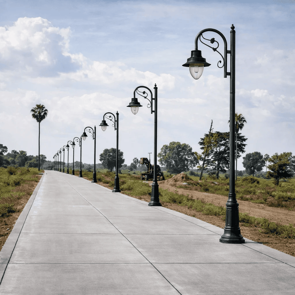 Decorative light pole
