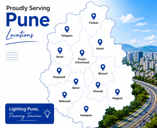 Solar street light manufacturer in Pune
